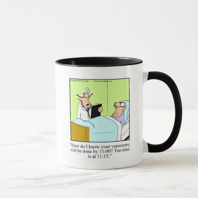Hilarious Golf Humour Mug Gift (Right)