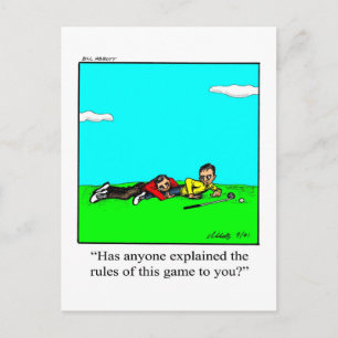 Hilarious Golf Humour Postcard