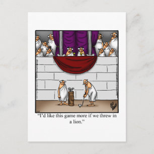 Hilarious Golf Humour Postcard