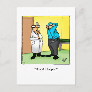 Hilarious Golf Humour Postcard