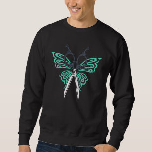 Hilarious Hairstyler Adept Virtuoso Expert Nymphal Sweatshirt