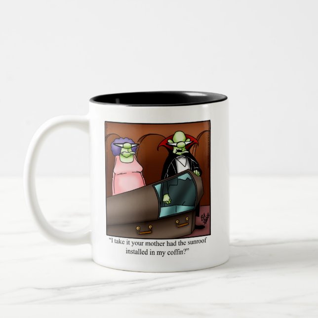 Hilarious Halloween Humour Mug "Spectickles" (Left)