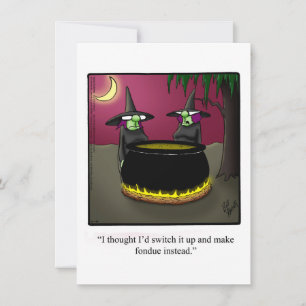 Hilarious Halloween Humour Party Invitations