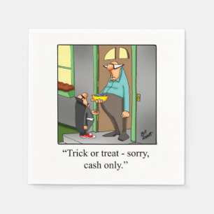 Hilarious Halloween Humour Party Napkins