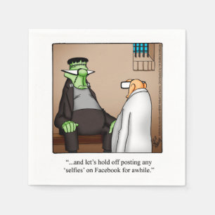 Hilarious Halloween Humour Party Napkins