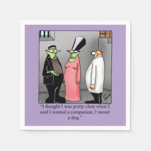 Hilarious Halloween Humour Party Napkins