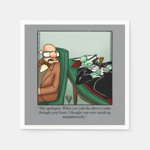 Hilarious Halloween Humour Party Napkins