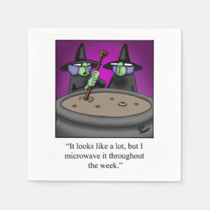 Hilarious Halloween Humour Party Napkins