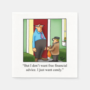 Hilarious Halloween Humour Party Napkins