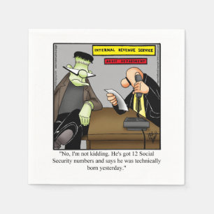 Hilarious Halloween Humour Party Napkins