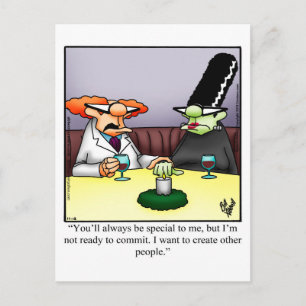 Hilarious Halloween Humour Post Card