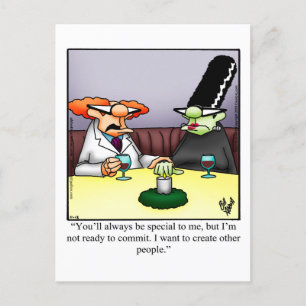 Hilarious Halloween Humour Postcard 
