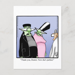 Hilarious Halloween Humour Postcard