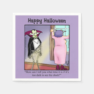 Hilarious Halloween Party Napkins