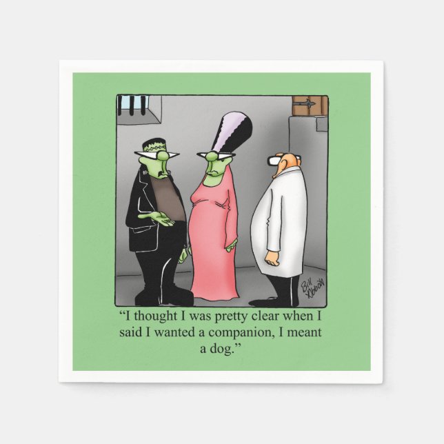 Hilarious Halloween Party  Napkins  (Front)