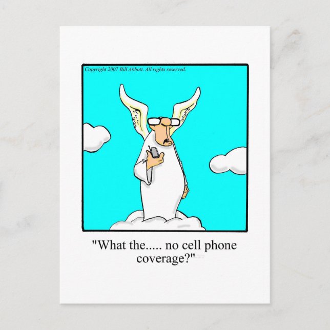 Hilarious Heavenly Gift Idea! Postcard (Front)