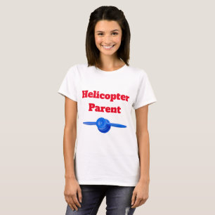 Hilarious Helicopter Parent Red Blue 4Charlotte T-Shirt