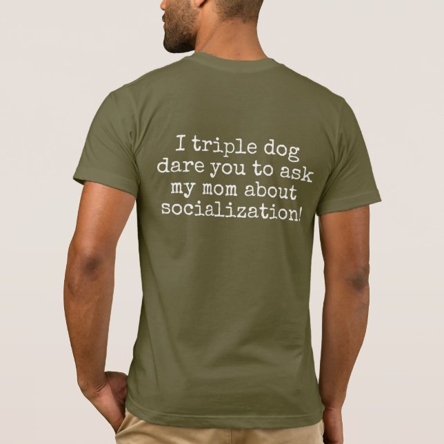 Hilarious Homeschool T-shirt for teens (Back)