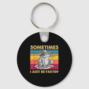 Hilarious I Fartin Sometimes Frog Just Unhinged Key Ring