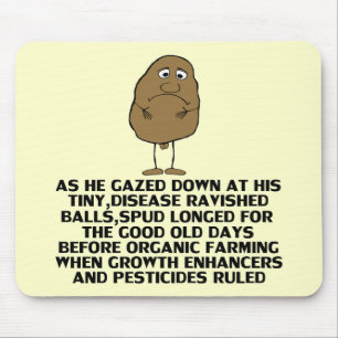 Hilarious joke mouse mat