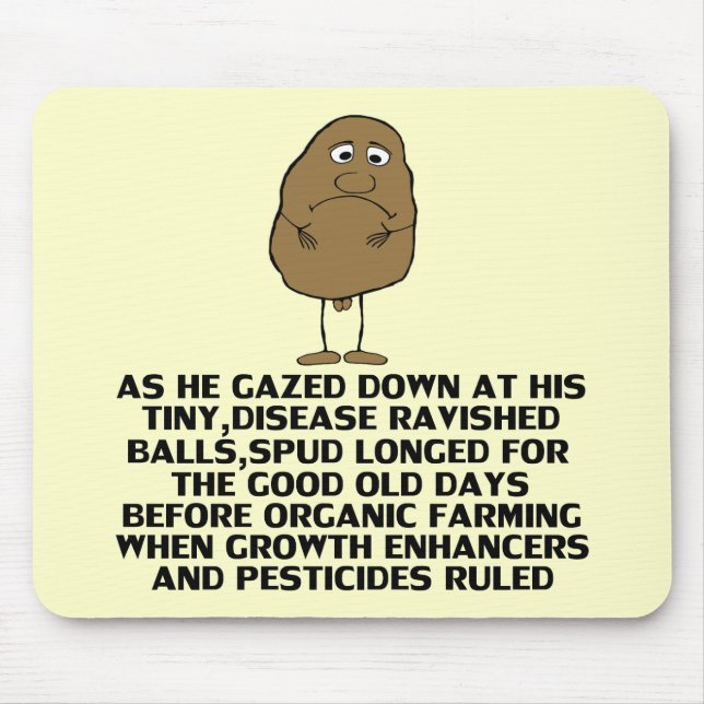 Hilarious joke mouse mat (Front)