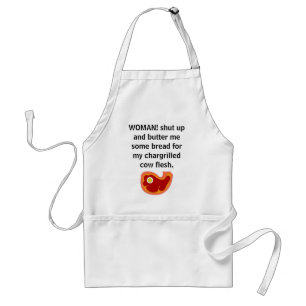 Hilarious manly BBQ apron