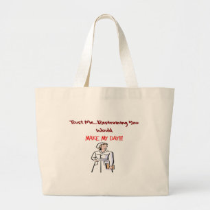 Hilarious Nurse Gifts Large Tote Bag