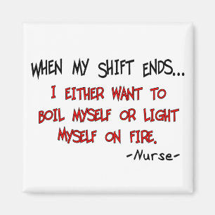 Hilarious Nurse Sayings Magnet