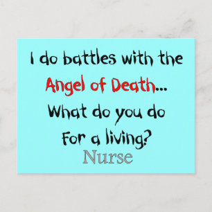 Hilarious Nurse T-Shirts and Gifts Postcard