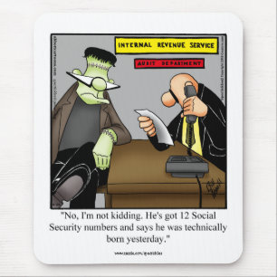 Hilarious Office Humour Mousepad Gift