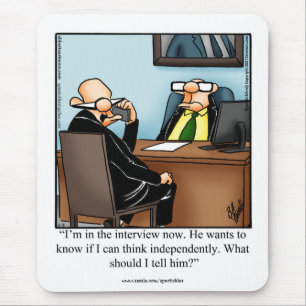 Hilarious Office Humour Mousepad Gift