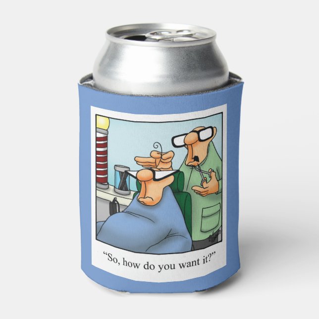 Hilarious Over The Hill Humour Can Cooler Gift (Can Front)