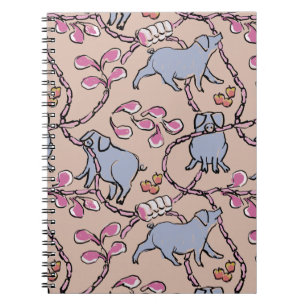 Hilarious pattern Chinese Vietnamese Pig Year N Notebook