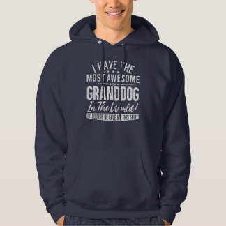 Hilarious Pet Lover Grandpa Grandma Gag Granddog  Hoodie