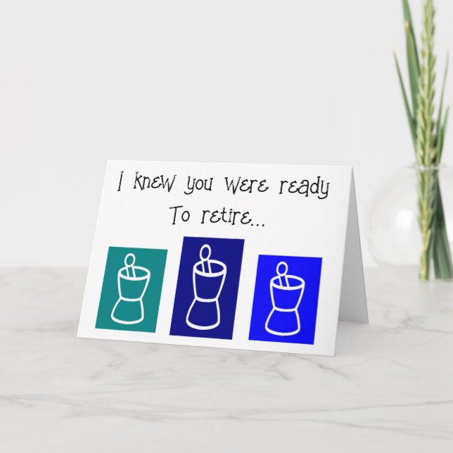 Hilarious Pharmacist Retirement  Card (Front)