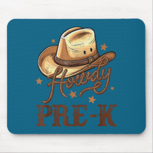 Hilarious Pre K Country Howdy K Pre Western Rodeo  Mouse Mat