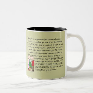 Hilarious Retirement Card--From The Gang! Two-Tone Coffee Mug