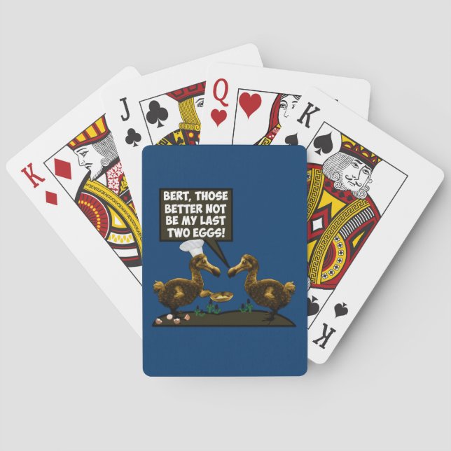 Hilarious saying playing cards (Back)