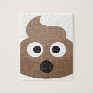 Hilarious shocked Emoji Poop Jigsaw Puzzle