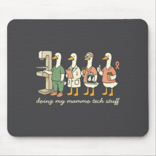 Hilarious Silly Tech Goose X Mammo Doing ray Mammo Mouse Mat