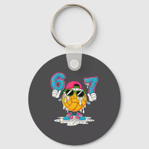 Hilarious Six Drip Seven 67 Cream 6 Basketball 7 I Key Ring