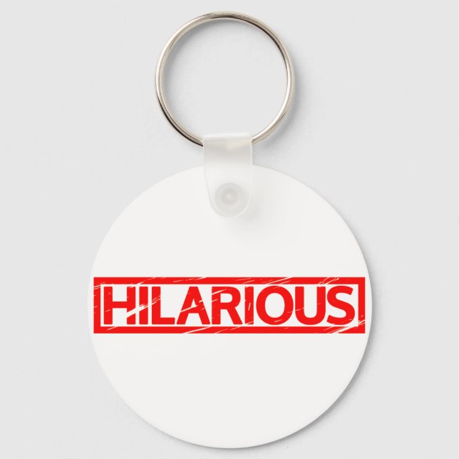 Hilarious Stamp Key Ring (Front)