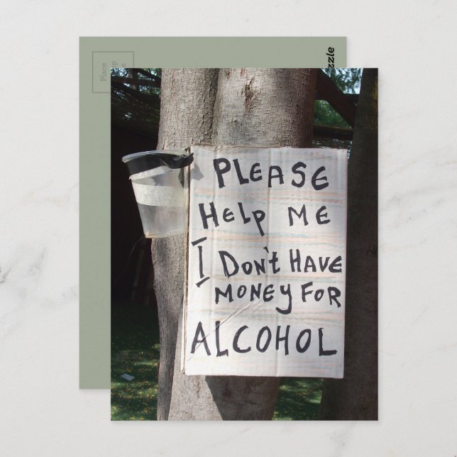 Hilarious Text Postcard (Front/Back)