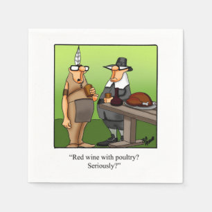Hilarious Thanksgiving Dinner Napkins