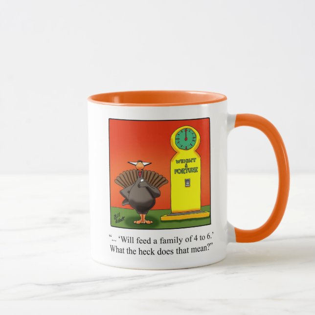 Hilarious Thanksgiving Humour Mug Gift (Right)