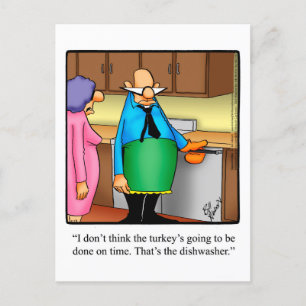 Hilarious Thanksgiving Humour Postcard