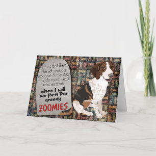 Hilarious thought from your Beagle Birthday Card