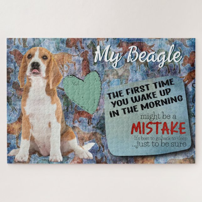 Hilarious thought from your Beagle Jigsaw Puzzle (Horizontal)