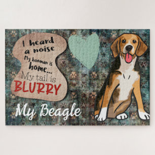 Hilarious thoughts of my Beagle Jigsaw Puzzle