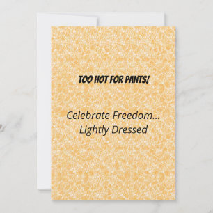 Hilarious Tropical Santa Holiday Card 